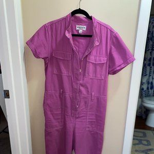 Magenta Cotton GAP Coveralls